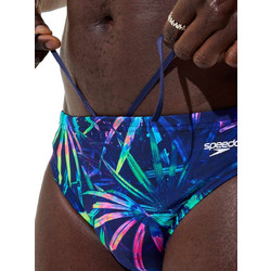 Speedo Αθλητικό Ανδρικό Μαγιό Σλιπ με Σχέδια Navy Μπλε 8003938011