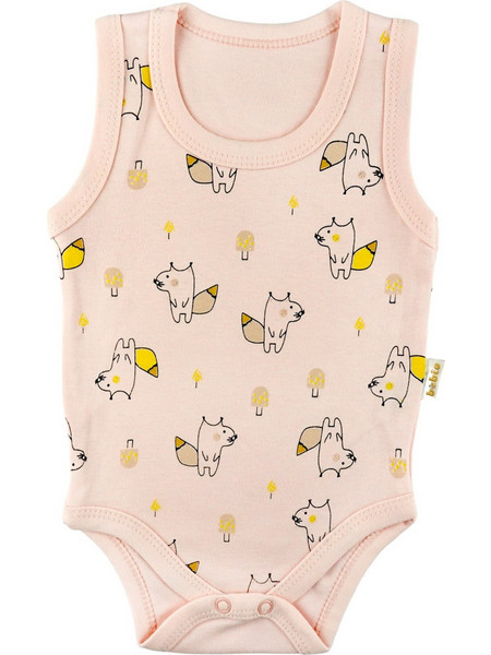 Biyo Kids Beaver Φορμάκι Εσώρουχο Αμάνικo για Κορίτσι Ροζ 38553