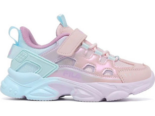 Fila Memory Spinel 3 Παιδικά Sneakers Ροζ Γαλάζια 7YF33002-982