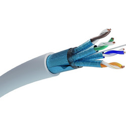 Extralink F/FTP Cat.6a Καλώδιο Δικτύου Ethernet 305m Grey EX.96624
