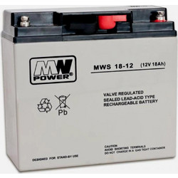 MN Power MWS 18-12 Μπαταρία VRLA-AGM 12V 18Ah