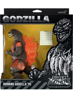 Super7 Toho Super Kaiju Wave 02 Burning Godzilla '95 Φιγούρα 14cm