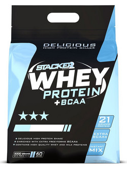 Stacker2 Whey & Bcaa Chocolate Πρωτεΐνη Ορού Γάλακτος 2kg
