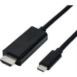 Roline Καλώδιο HDMI Male to USB-C Male 2m Black 11.04.5841