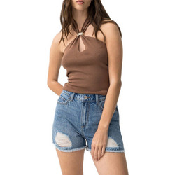 Tiffosi Merida Γυναικείο Καλοκαιρινό Top Καφέ 10065463-259
