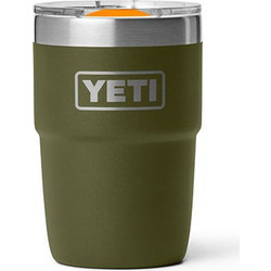 YETI Rambler Stackable Cup Ceramic Lining Olive/King Crab Orange 236ml