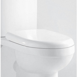 Ravenna Elda Καπάκι Λεκάνης D-Shape Πλαστικό Soft Close Λευκό 012225