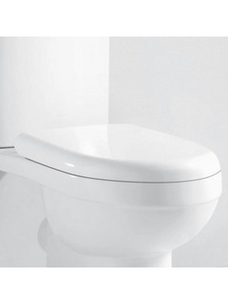 Ravenna Elda Καπάκι Λεκάνης D-Shape Πλαστικό Soft Close Λευκό 012225