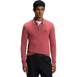 Hugo Ανδρική Μπλούζα Polo Μακρυμάνικη Κόκκινη 50536609-667