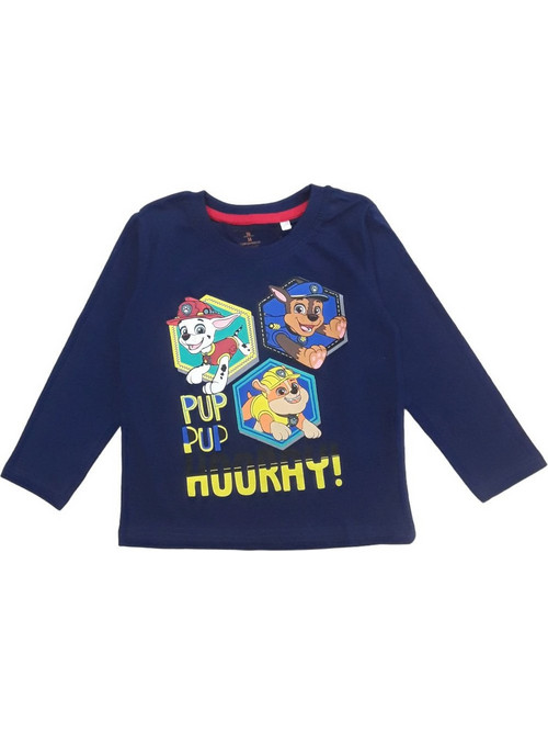 Paw Patrol Παιδικό T-Shirt Μακρυμάνικο Navy Μπλε