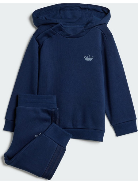 Adidas Βρεφικό Σετ Φόρμας Χειμωνιάτικο Navy Μπλε IZ4552