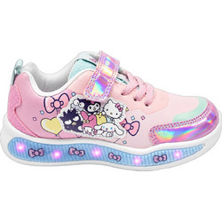 Cerda Hello Kitty & Friends Παιδικά Sneakers με Φωτάκια Ροζ Λιλά 2300007463