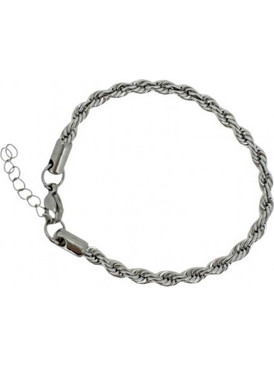 RO Accessories Γυναικείο Βραχιόλι Ασημί BR190