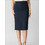 Chrisper Μίντι Φούστα Υφασμάτινη Ψηλόμεση Pencil Navy Μπλε 66210-04