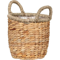 Scheurich Water Hyacinth Seagrass Κασπώ Καλάθι Δαπέδου Ψάθινο Μπεζ 33x30cm 506/34