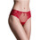 Milena By Paris Γυναικείο Sexy Brazil με Δαντέλα Κόκκινο 8563