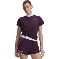 Under Armour Tech Pixelate SSC Γυναικείο Αθλητικό T-Shirt Μωβ 6012302-526