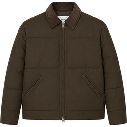 Selected Ανδρικό Μπουφάν Χειμωνιάτικο Puffer Καφέ 16102098
