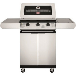 Beefeater Series - 3 Burner Ψησταριά Υγραερίου με 3 Εστίες και Πλαϊνό Μάτι 15.9kW Επιφάνειας 64x48cm 1200S
