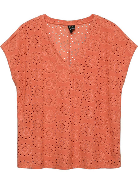 Vero Moda Γυναικείο Καλοκαιρινό Top Κοραλί 10344367