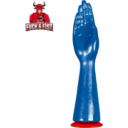 Fuck & Fist Hand Of The Legend Ρεαλιστικό Dildo με Βεντούζα 38cm Μπλε