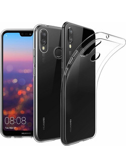 Huawei Back Cover Silicone Transparent (Huawei P20 Lite)