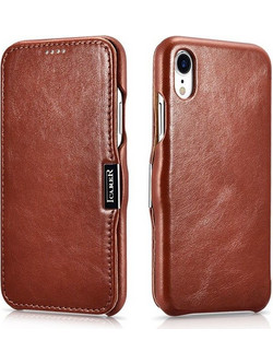 iCarer Vintage Leather Brown (iPhone XR)
