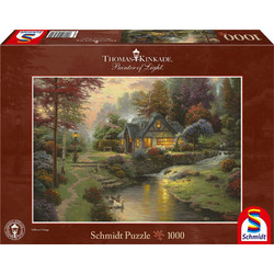 Puzzle Schmidt Thomas Kinkade Evening Calm 1000 Κομμάτια