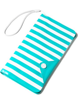 Celly Universal Αδιάβροχη Θήκη Splashproof Wallet για Smartphones έως 5.7'' - IPX4 - Light Blue (SPLASHWALLETTF)