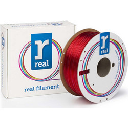 Real Filament PETG 1.75mm Translucent Red 1Kg