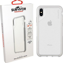 Θήκη Griffin Survivor Endurance cover για Apple iPhone X, XS - ΔΙΑΦΑΝΟ ΓΚΡΙ - GR-GIP-010-CGY