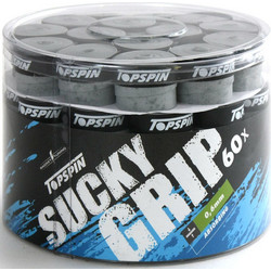Topspin Sucky Tennis Overgrips x 1 Grey