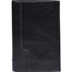 DAVID WILLIAM Πορτοφόλι μαύρο δερμάτινο W110 - 223565-01