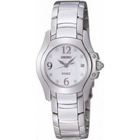 Seiko Vivace Γυναικείο Ρολόι με Ασημί Μεταλλικό Μπρασελέ SXD685P1