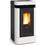 La Nordica Lucia White Σόμπα Pellet Αερόθερμη 12.1kW