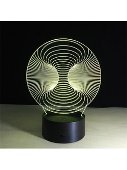3D LED λάμπα νυχτός - Abstract