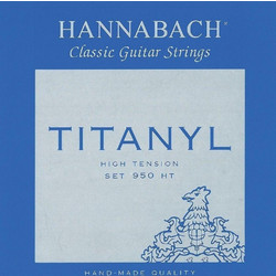 Hannabach 950 HT Σετ 6 Χορδές Κλασικής Κιθάρας Titanyl 95" Hard Tension