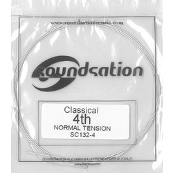 Soundsation Sc132-4 N.4 Χορδή Κλασικής Κιθάρας D Silver Plated Copper 30" Normal Tension