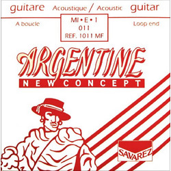 Savarez 1012MF Argentine New Concept Χορδή Ακουστικής Κιθάρας Plain Steel 15" Light Tension
