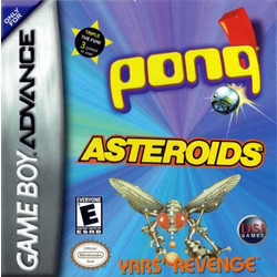 Ponq And Asteroids And Yars Revenge Gameboy