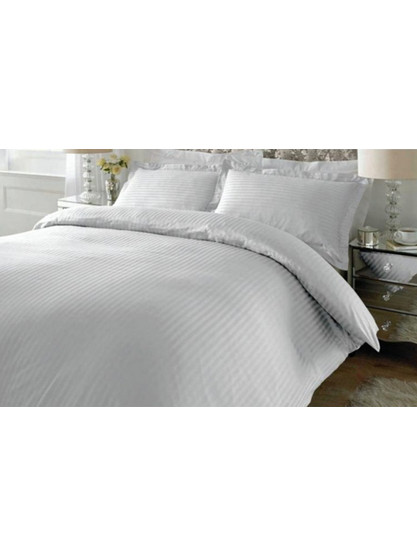 Μαξιλαροθήκη Βαμβακοσατέν Ριγέ Sateen TC 230 Oxford 50x70+5cm