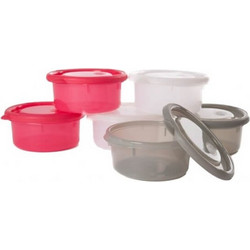 Δοχεία Αποθήκευσης Φαγητού Bo Jungle Pink 300ml (6τεμ.)