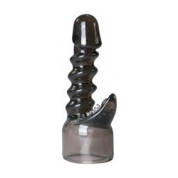 EasyToys Spiral Wand Attachments Κεφαλή Δονητή για Μασάζ 15cm Μαύρη