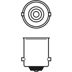 Bosch R10W Pure Light 12V 1τμχ