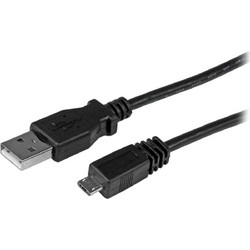 StarTech USB-A to Micro USB Cable 0.5m Black
