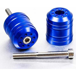 ΑΝΤΙΒΑΡΑ ΤΙΜΟΝΙΟΥ ΑΛΟΥΜΙΝΙΟΥ PAIR BAR ENDS SUZUKI 20 (70mm BOLTS) BARENDSU20-70B BLUE | PRO BOLT
