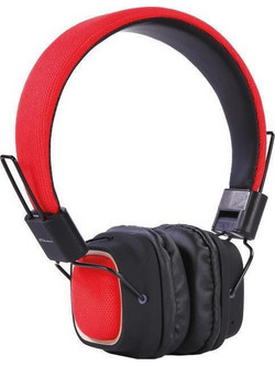 Element HD-800ΒΤ Ασύρματα Bluetooth Ακουστικά On Ear Μαύρα Κόκκινα