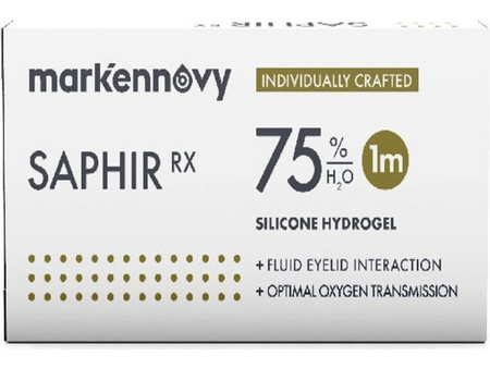 Mark'ennovy Saphir RX Multifocal Spheric Μηνιαίοι Φακοί Επαφής Πολυεστιακοί Σιλικόνης Υδρογέλης 3τμχ