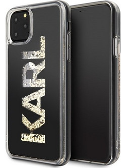 Karl Lagerfeld Logo Glitter Black (iPhone 11 Pro Max)