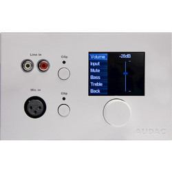 Audac MWX-65 White - All-in-One Wall ελεγκτής για matrix MTX σε White